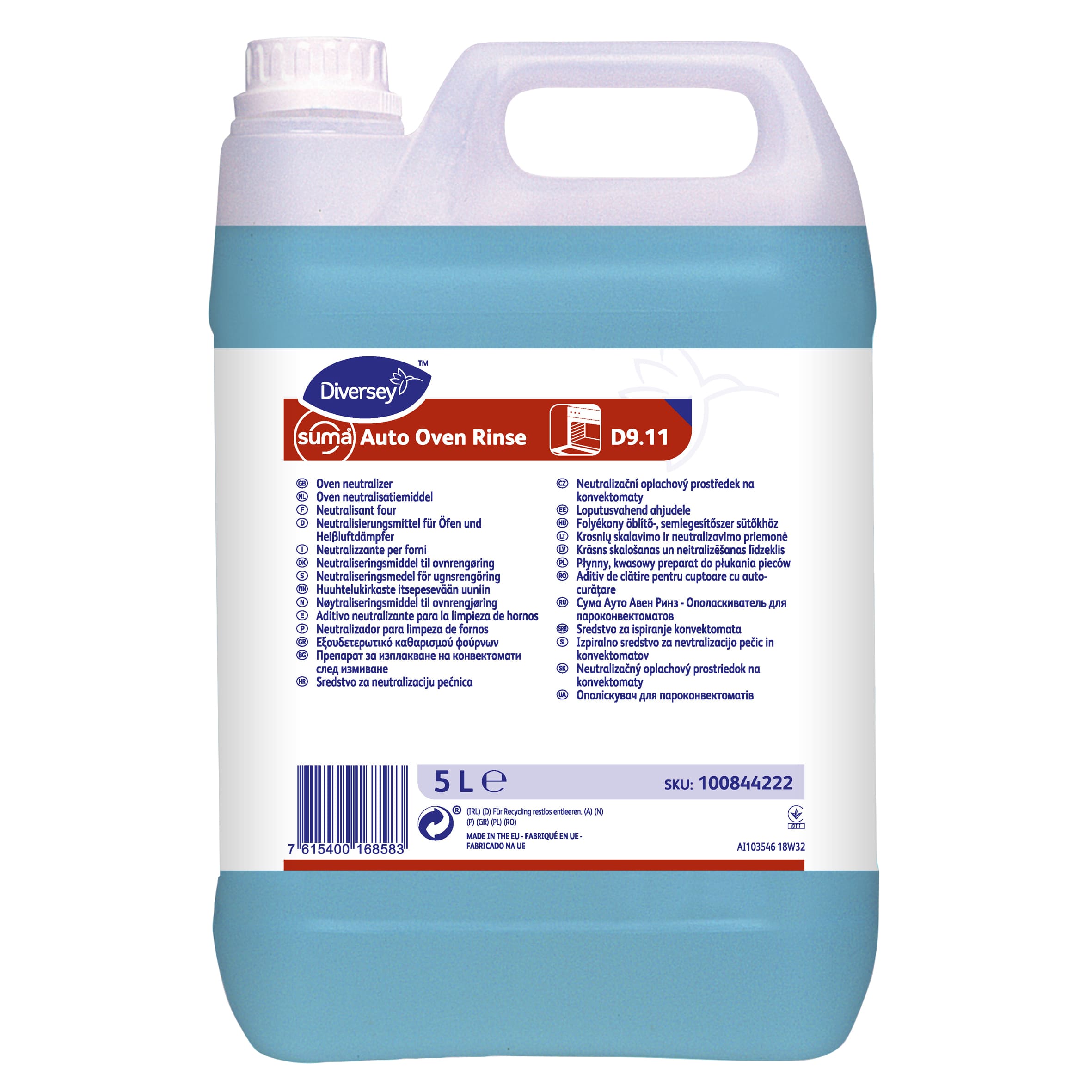 Diversey Suma Auto Oven Rinse D9.11, 5L - миючий засіб